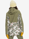 Roxy Khaki Damen Roxy Stated Winter gemusterte Jacke
