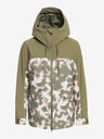 Roxy Khaki Damen Roxy Stated Winter gemusterte Jacke