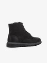 Geox Schwarze Herren-Knöchel-Lederstiefel Geox Ghiacciaio