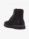 Geox Schwarze Herren-Knöchel-Lederstiefel Geox Ghiacciaio