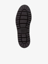 Geox Schwarze Herren-Knöchel-Lederstiefel Geox Ghiacciaio
