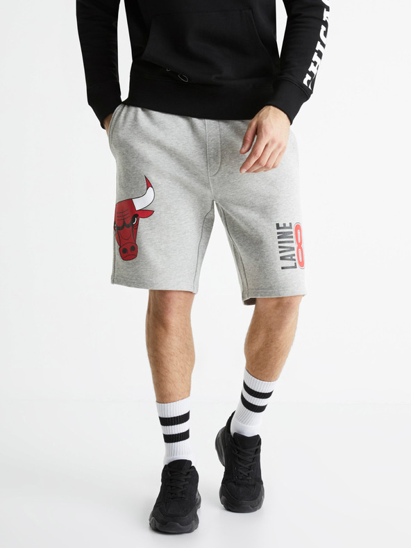 Celio Celio NBA Chicago Bulls Graue Herren-Sweatpants