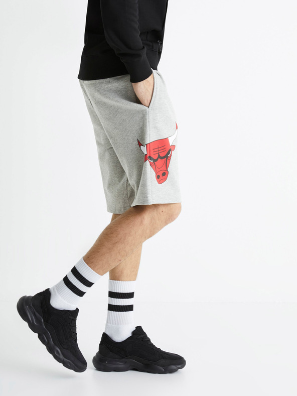 Celio Celio NBA Chicago Bulls Graue Herren-Sweatpants