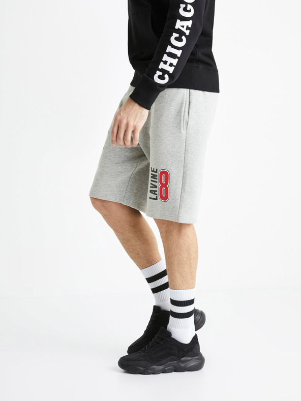 Celio Celio NBA Chicago Bulls Graue Herren-Sweatpants