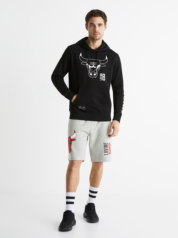 Celio Celio NBA Chicago Bulls Graue Herren-Sweatpants