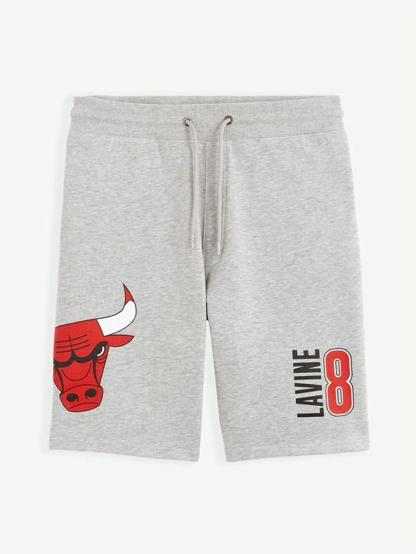 Celio Celio NBA Chicago Bulls Graue Herren-Sweatpants