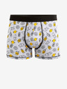Celio Hellgraue gemusterte Herren-Shorts Celio The Simpsons