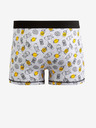 Celio Hellgraue gemusterte Herren-Shorts Celio The Simpsons
