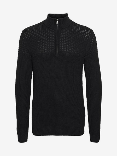 Blend Schwarzer Herren-Mischpullover
