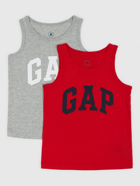 GAP Kinder-Trägershirts mit Logo, 2er-Pack GAP