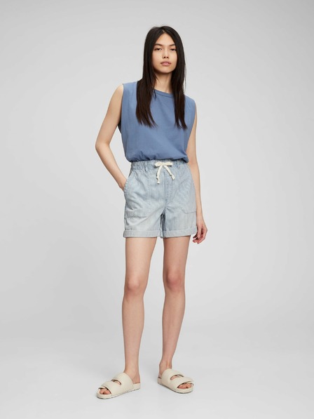 GAP Gestreifte Jeansshorts GAP