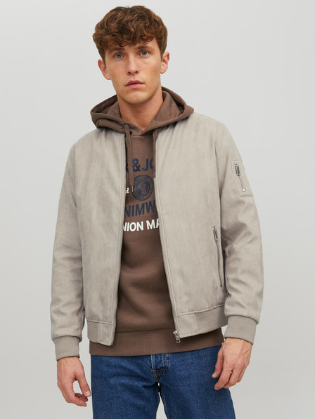 Jack & Jones Jack & Jones Rocky beiger Wildlederbomber für Herren