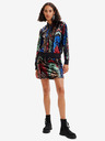 Desigual Rot-schwarzer Pailletten-Bomber für Damen Desigual Sequin
