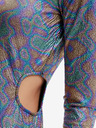 Desigual Rosa und grünes Desigual Luna Metallic Etuikleid für Damen