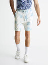 Celio Blaue Batik-Shorts Celio Botache