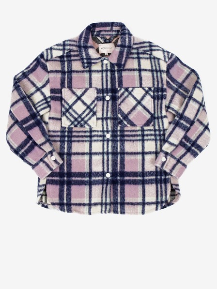 ONLY Blau und rosa karierte Jacke für Mädchen ONLY Lou
