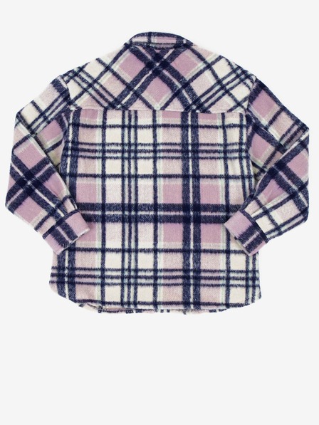ONLY Blau und rosa karierte Jacke für Mädchen ONLY Lou