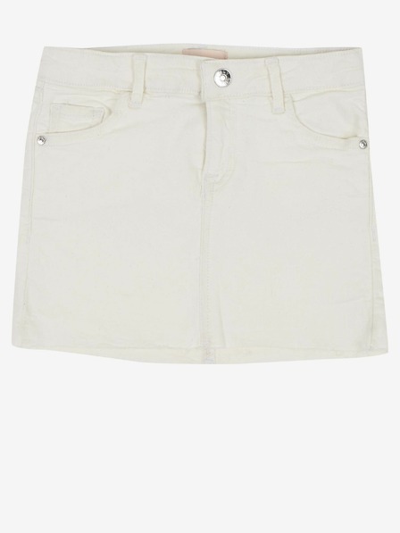 ONLY Cremefarbener Jeansrock für Mädchen ONLY Amazing
