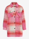 ONLY Rosa karierte Hemdjacke für Mädchen ONLY Anja