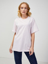Converse Hellrosa Damen Basic T-Shirt Converse