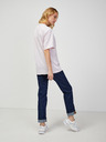 Converse Hellrosa Damen Basic T-Shirt Converse