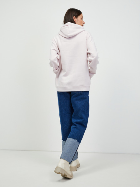 Converse Hellrosa Damen-Kapuzenpullover von Converse