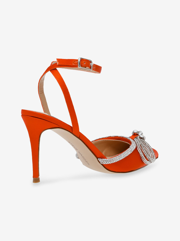 Steve Madden Orangefarbene Steve Madden Damen-Satin-Pumps