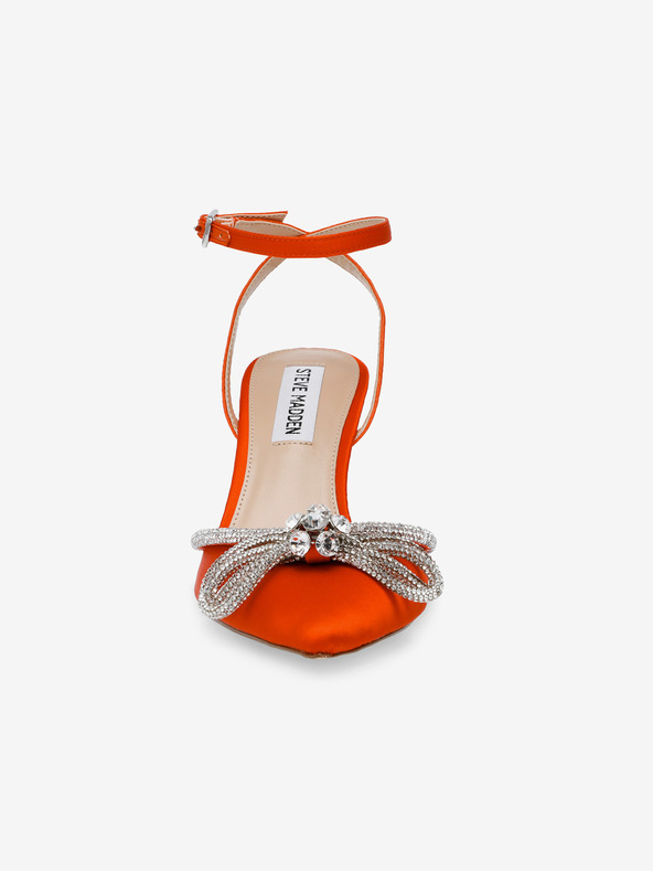 Steve Madden Orangefarbene Steve Madden Damen-Satin-Pumps