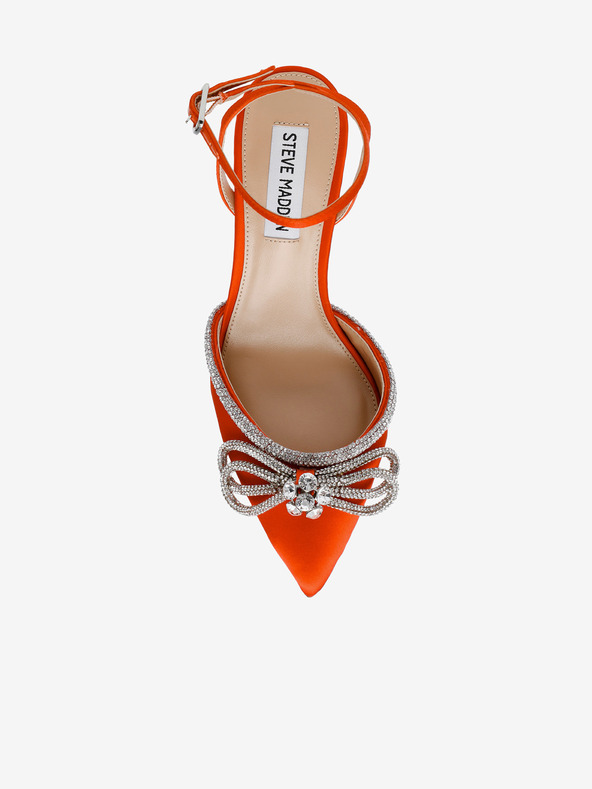 Steve Madden Orangefarbene Steve Madden Damen-Satin-Pumps