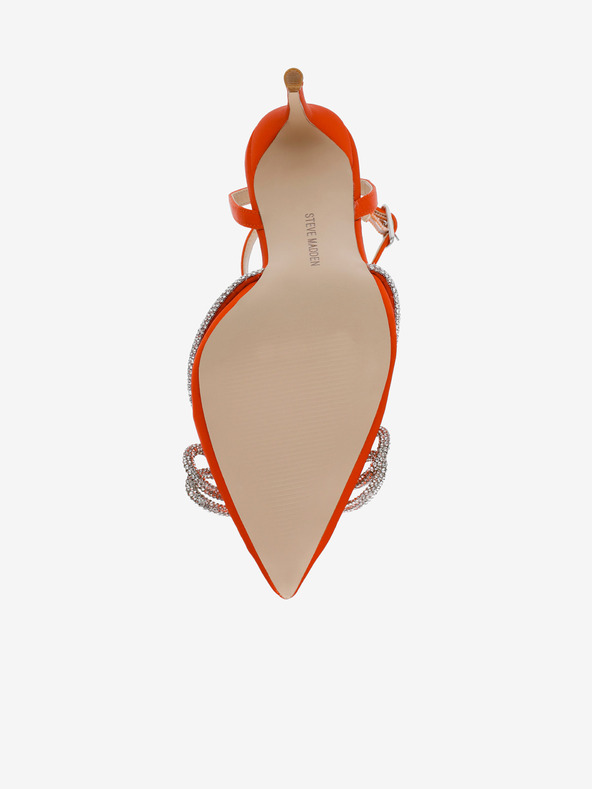 Steve Madden Orangefarbene Steve Madden Damen-Satin-Pumps
