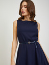 Orsay Dunkelblaues Damenkleid mit Gürtel ORSAY