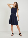 Orsay Dunkelblaues Damenkleid mit Gürtel ORSAY