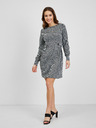 Orsay Graues gemustertes Damen Kleid ORSAY