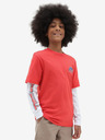 Vans Weißes und rotes Kinder-T-Shirt VANS