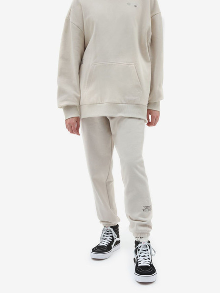 Vans Cremefarbene Damen-Sweatpants VANS