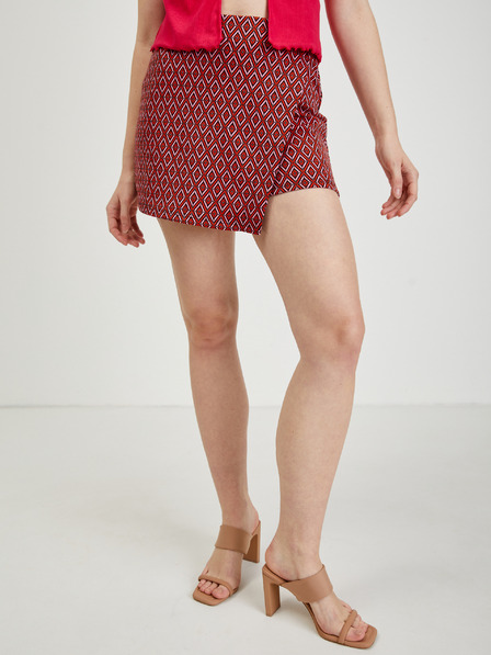 Orsay Roter gemusterter Damenrock/shorts ORSAY
