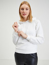 Orsay Weißer Damen Hoodie ORSAY