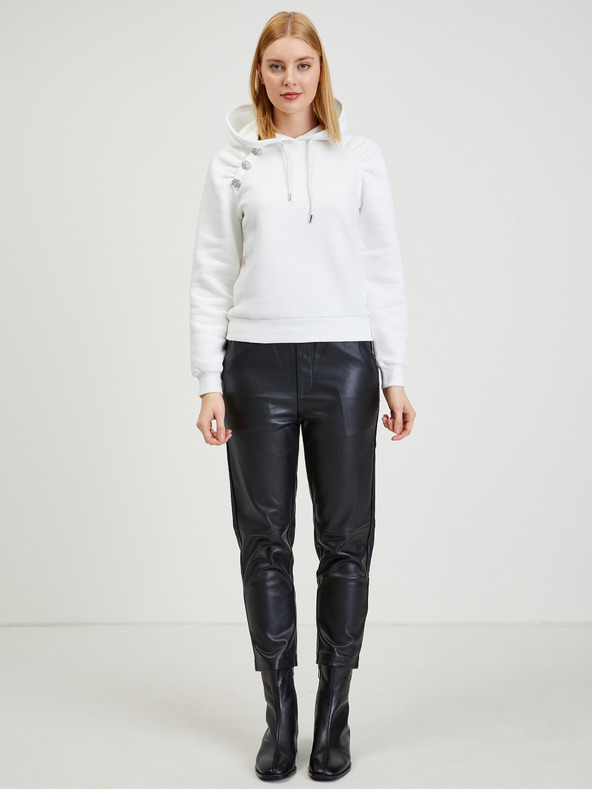 Orsay Weißer Damen Hoodie ORSAY