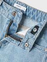 name it Hellblaue Slim Fit-Jeans für Mädchen mit Ripp-Effekt Name it Rose