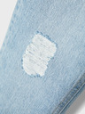 name it Hellblaue Slim Fit-Jeans für Mädchen mit Ripp-Effekt Name it Rose