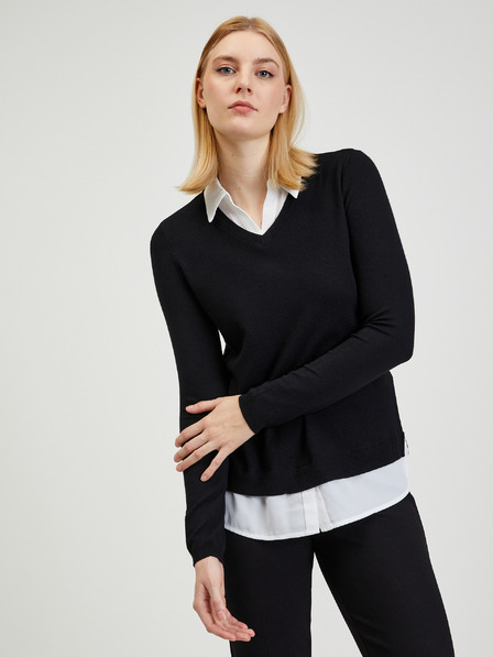 Orsay Schwarzer Damenpullover ORSAY