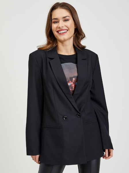 Tom Tailor Denim Schwarze, locker sitzende Jacke für Frauen Tom Tailor Denim