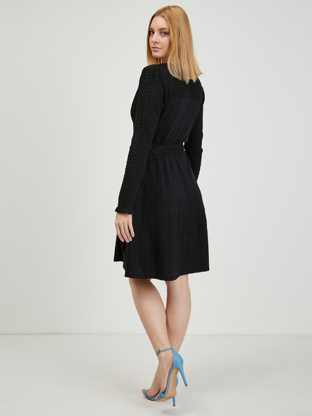 Orsay Schwarzes Damen-Pullover-Kleid ORSAY