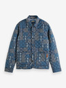 Scotch & Soda Blaue Scotch & Soda Herren Stepphemdjacke mit Muster
