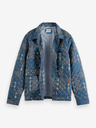 Scotch & Soda Blaue Scotch & Soda Herren Stepphemdjacke mit Muster