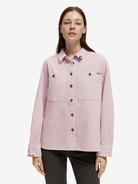 Scotch & Soda Hellrosa Damen-Denimjacke Scotch & Soda