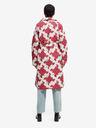 Scotch & Soda Weiß und rosa gemusterter Damen-Stepp-Wintermantel Scotch & Soda