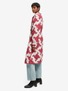 Scotch & Soda Weiß und rosa gemusterter Damen-Stepp-Wintermantel Scotch & Soda