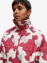 Scotch & Soda Weiß und rosa gemusterter Damen-Stepp-Wintermantel Scotch & Soda