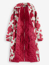Scotch & Soda Weiß und rosa gemusterter Damen-Stepp-Wintermantel Scotch & Soda